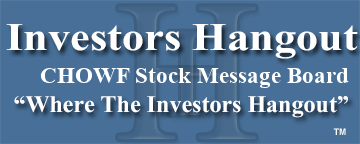 Chow Sang Sang Hldgs (OTCMRKTS: CHOWF) Stock Message Board