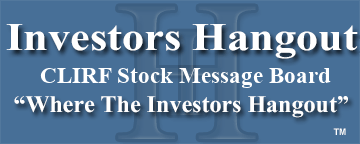 Clearford Industries (OTCMRKTS: CLIRF) Stock Message Board