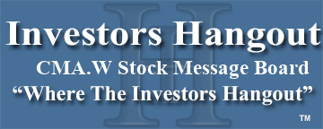 Comerica (NYSE: CMA.W) Stock Message Board