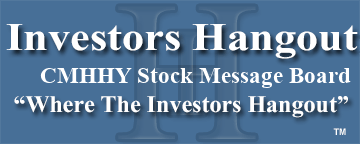 China Merch Hdg Adr (OTCMRKTS: CMHHY) Stock Message Board