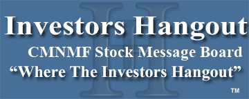 Camper & Nicolsons Marina Investments Ltd. (OTCMRKTS: CMNMF) Stock Message Board