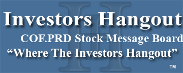 Capital One Financial Corp. (OTCMRKTS: COF.PRD) Stock Message Board