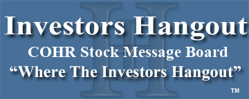 Coherent Inc. (NASDAQ: COHR) Stock Message Board