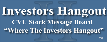 CPI Aerostructures, Inc. (NYSE: CVU) Stock Message Board