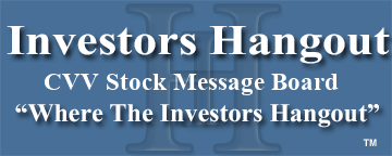 CVD Equipment Corporation (NASDAQ: CVV) Stock Message Board