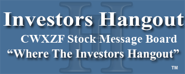 Canwell Hldgs Corp (OTCMRKTS: CWXZF) Stock Message Board