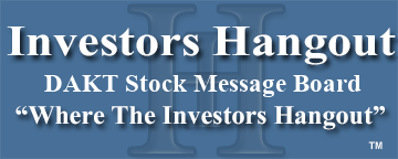 Daktronics Inc. (NASDAQ: DAKT) Stock Message Board