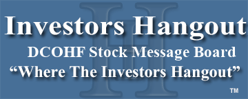 Dickson Concepts Int (OTCMRKTS: DCOHF) Stock Message Board