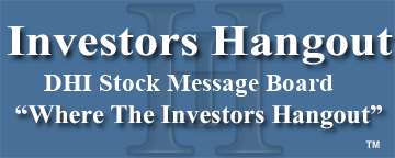 D.R. Horton Inc. (NYSE: DHI) Stock Message Board