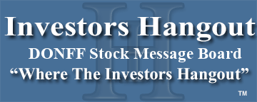 Donner Metals Ltd (OTCMRKTS: DONFF) Stock Message Board