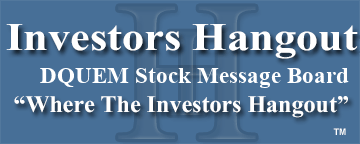 Duquense Pfd 3.75% (OTCMRKTS: DQUEM) Stock Message Board