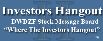Jeotex Inc. (OTCMRKTS: DWDZF) Stock Message Board