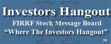 First Tractor Co. Ltd. (OTCMRKTS: FIRRF) Stock Message Board