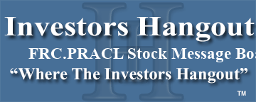 First Republic Bank (San Francisco, California) (OTCMRKTS: FRC.PRACL) Stock Message Board