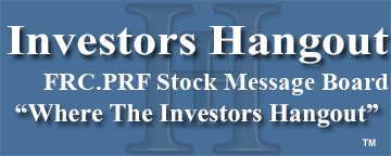 First Republic Bank (San Francisco, California) (OTCMRKTS: FRC.PRF) Stock Message Board