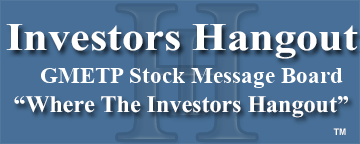 Geomet (NASDAQ: GMETP) Stock Message Board