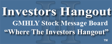 Gam Hldg Ltd (OTCMRKTS: GMHLY) Stock Message Board