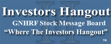 Arian Resources Corp. (OTCMRKTS: GNHRF) Stock Message Board