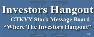 GTECH S.P.A. (OTCMRKTS: GTKYY) Stock Message Board
