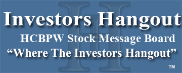 Harvest Comm Bk Wt (OTCMRKTS: HCBPW) Stock Message Board