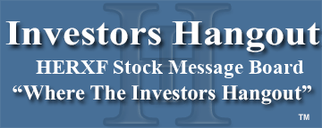 Heroux-Devtek Inc (OTCMRKTS: HERXF) Stock Message Board