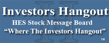 Hess Corp. (NYSE: HES) Stock Message Board