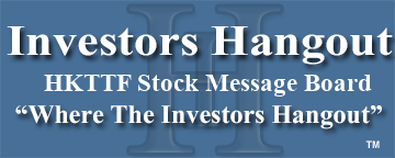 Hkt Trust and Hkt Ltd (OTCMRKTS: HKTTF) Stock Message Board