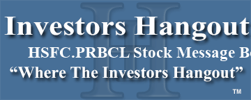 HSBC Finance Corp. (OTCMRKTS: HSFC.PRBCL) Stock Message Board