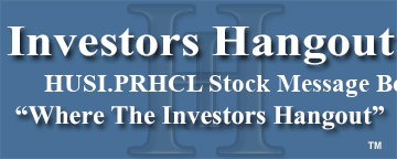 HSBC USA, Inc. (OTCMRKTS: HUSI.PRHCL) Stock Message Board