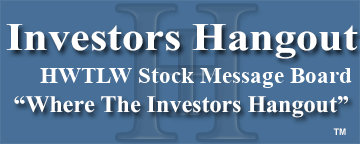 Hawaiian Telcom Holdco, Inc. (OTCMRKTS: HWTLW) Stock Message Board