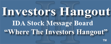 Idacorp (NYSE: IDA) Stock Message Board