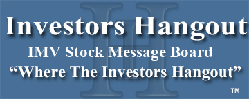 IMV Inc. (OTCMRKTS: IMV) Stock Message Board