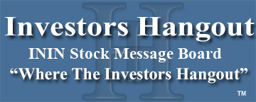 Interactive Intelligence (NASDAQ: ININ) Stock Message Board