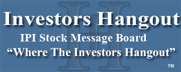 Intrepid Potash Inc (NYSE: IPI) Stock Message Board