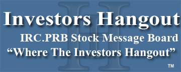 Inland Real Estate Corp. (OTCMRKTS: IRC.PRB) Stock Message Board