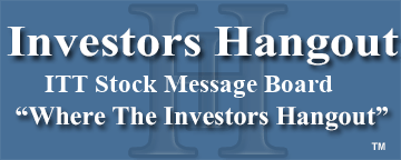 ITT Corporation  (NYSE: ITT) Stock Message Board