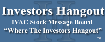 Intevac Inc. (NASDAQ: IVAC) Stock Message Board
