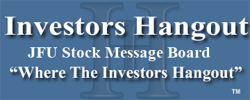9F Inc (NASDAQ: JFU) Stock Message Board