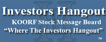 Koor Industries Ltd (OTCMRKTS: KOORF) Stock Message Board