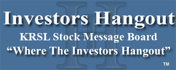Kreisler Manufacturing Corp (OTCMRKTS: KRSL) Stock Message Board