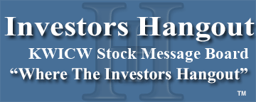 Kennedy-Wilson Holdi (OTCMRKTS: KWICW) Stock Message Board