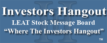 Leatt Corp (OTCMRKTS: LEAT) Stock Message Board