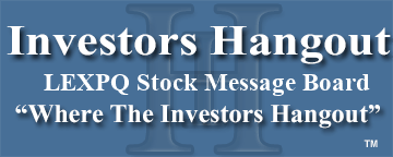 Lexington Precision (OTCMRKTS: LEXPQ) Stock Message Board