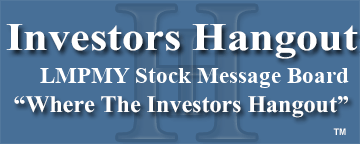 Lee & Man Paper Manu (OTCMRKTS: LMPMY) Stock Message Board