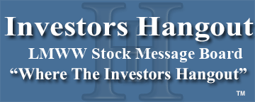 Lmww Holdings Inc (OTCMRKTS: LMWW) Stock Message Board