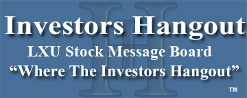 Lsb Industries Inc. (NYSE: LXU) Stock Message Board