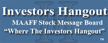 Magindustries Corp (OTCMRKTS: MAAFF) Stock Message Board