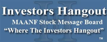 Maanshan Iron & Stee (OTCMRKTS: MAANF) Stock Message Board