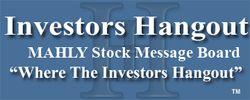 Medipal Hldgs Corp (OTCMRKTS: MAHLY) Stock Message Board