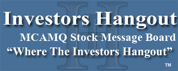 Money Centers of America, Inc. (OTCMRKTS: MCAMQ) Stock Message Board